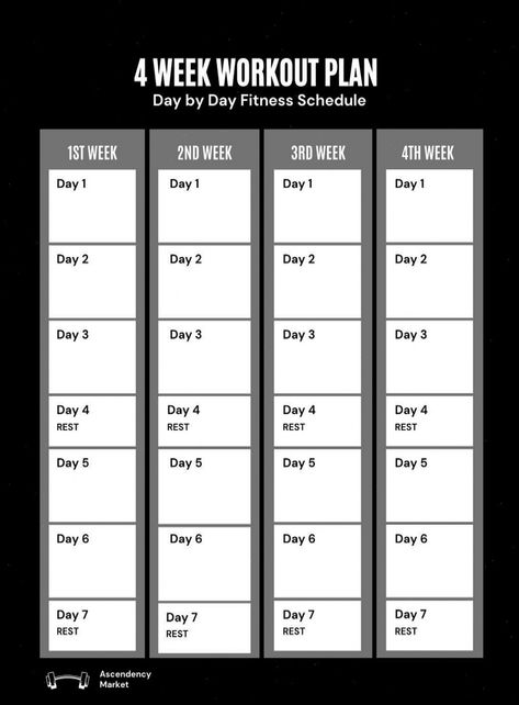 Transform your fitness routine with our Sport Gym Workout Challenge Timetable Planner! This 4-week, easy-to-follow schedule is designed to keep you motivated and on track. Perfect for gym enthusiasts and home workouts, this printable planner includes a day-by-day fitness plan with rest days to ensure optimal recovery. Instantly downloadable, start your fitness journey today and achieve yo...#Crafting #an #SelfCare #FitLife #Effective #Fitness #Workout #Routine #Goals #HealthyLiving #Achieving Gym Workout Challenge, 1 Month Workout Plan, Timetable Planner, 4 Week Workout Plan, Daily Stretching Routine, 4 Week Workout, Black White Aesthetic, 30 Day Ab Challenge, Week Workout