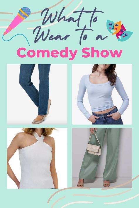 What to Wear To A Comedy Show | Chic Style For A Fun Time. How to be stylish tips. Comedy Show Outfit Night Summer, What To Wear To A Comedy Show Outfit, Comedy Show Outfit Ideas, Comedy Club Outfit, Comedy Show Outfit Night, Comedy Show Outfit, Show Outfit Ideas, Stylish Tips, Comedy Club