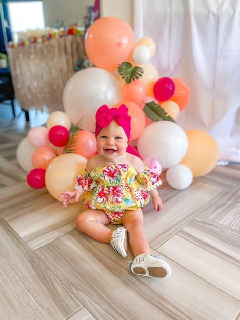 Hawaiian 1st Birthday Party Girl, Tropical 1st Birthday Party Girl, First Birthday Luau Girl, First Luau Birthday Party Girl, 1st Birthday Luau Girl, Hawaiian First Birthday Party Girl, Luau 1st Birthday Party Girl, Aloha One Birthday Party, Luau First Birthday Girl