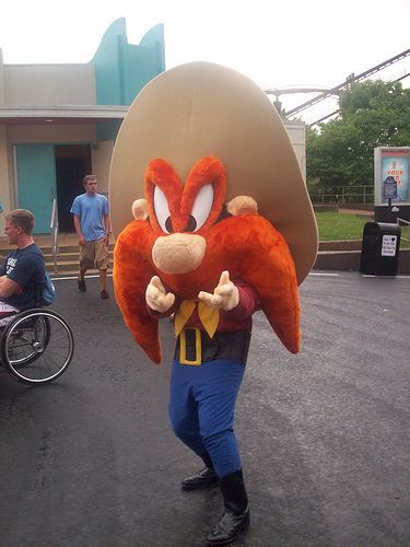 Yosemite sam | Everytime I see this guy, I start to think "M… | Flickr Yosemite Sam Costume, Goofy Costume Men, Goofy Movie Halloween Costume, Fly Guy Pumpkin Character, Big Bird Onesie Costume, Angry Birds Costumes, Yosemite Sam, Easy Halloween Party, Clever Halloween Costumes