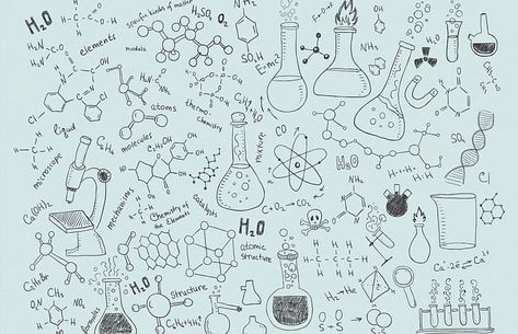 Doodle Wallpaper, Science Doodles, Doodle Wall, Feature Wall Design, Doodle Background, Science Background, World Map Wallpaper, Powerpoint Background Design, Scrapbook Background