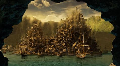 Shipwreck Cove Shipwreck Cove, Pirate Town, Famous Villains, Pirate Cove, Shipwreck Island, Pirate Island, Concept Art Gallery, Pirates Cove, Pirate Art