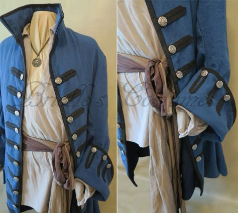 Pirate Costume Ideas, Pirate Vibes, Pirate Clothes, Pirate Coat, Pirate Garb, Captain Costume, Pirate Ideas, Pirate Aesthetic, Barbary Coast