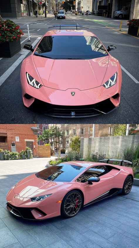 Most Expensive Sports Car, Fastest Car In The World, Girl Cars, Sports Cars Bugatti, Lamborghini Huracan Spyder, Pink Lamborghini, Expensive Sports Cars, Huracan Performante, Fastest Car