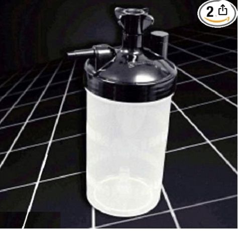 Water Bottle Humidifier (2) Bubble Humidifier, Room Humidifier, Portable Humidifier, Oxygen Concentrator, Humidifiers, Water Level, Large Prints, Home Kitchen, Body Care