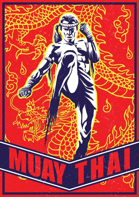 Muay Thai Fighter Vectors Muay Thai Wallpaper Iphone, Kickboxing Wallpaper, Muay Thai Poster, Muay Thai Logo, Martial Arts Humor, Types Of Martial Arts, Muay Thai Fighter, Martial Arts Photography, Muay Boran