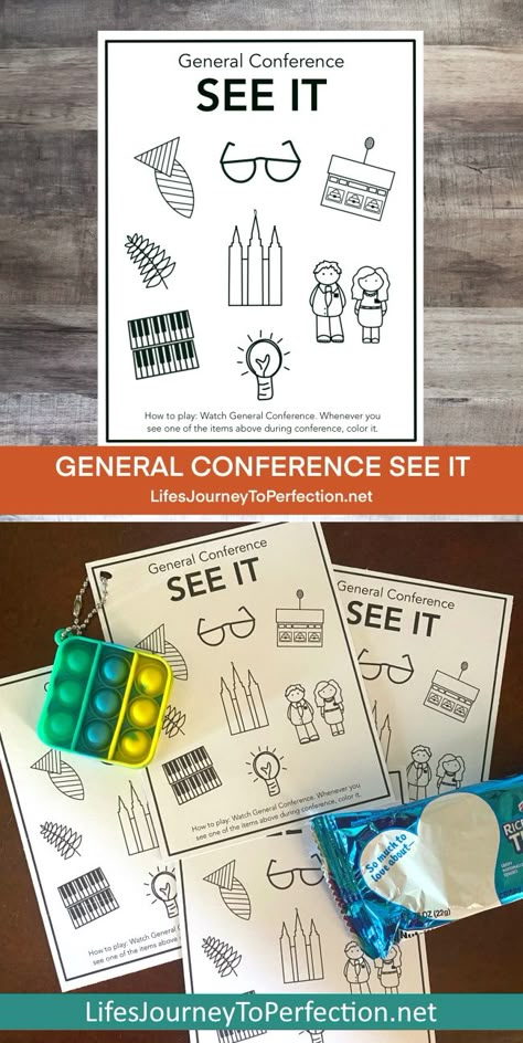 General Conference Activities 2023, Free Conference Printables, Lds General Conference Activities 2023, Primary General Conference Ideas, General Conference Printables Free, Lds Conference Activities Kids, General Conference Goodie Bags, Lds General Conference Activities For Toddlers, Activity Days Conference Activities