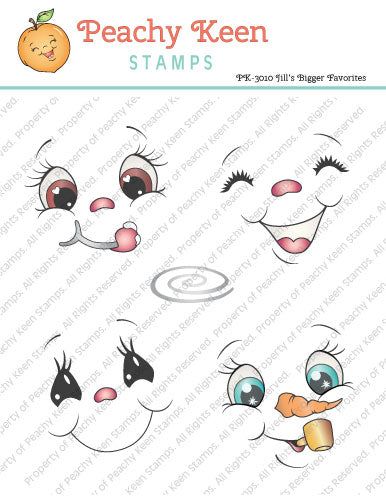 Face Stamps, Peachy Keen Stamps, Blue Bedrooms, Scarecrow Face, Peachy Keen, Fun Sized, Christmas Characters, Super Duper, Cute Little Things