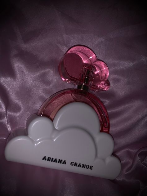 Cloud Perfume, Ariana Grande Perfume, Cloud Pink, Pink Perfume, Pink Aesthetic, Ariana Grande, Collage, 10 Things, Pink