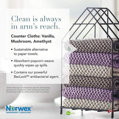 Norwex Counter Cloths, Norwex Window Cloth, Norwex Envirocloth, Mop System, Age Appropriate Chores, Skin Care Collection, Laundry Products, Chores For Kids, Paper Towels