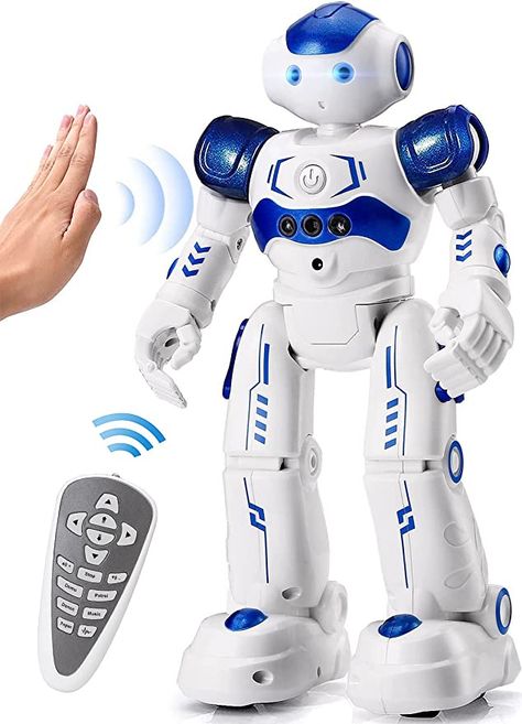 Amazon.com: KingsDragon RC Robot Toys for Kids, Gesture & Sensing Programmable Remote Control Smart Robot for Age 3 4 5 6 7 8 Year Old Boys Girls Birthday Gift Present : Toys & Games Remote Control Robot, Robot Hand, Rc Robot, Smart Robot, Robot Toy, Toys For Kids, Preschool Toys, Selling Products, Girls Birthday