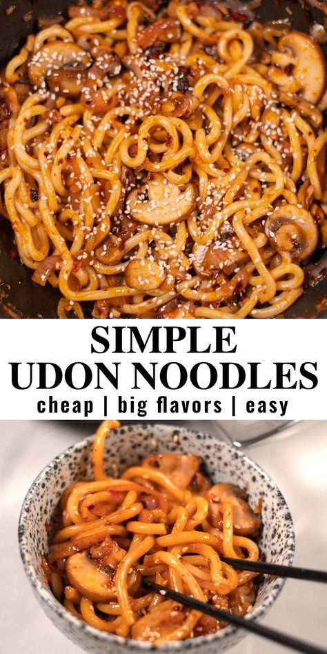 These quick and tasty Udon Noodles are a delightful combination of savory soy sauce, rich garlic, and caramelized shallots with earthy mushrooms. A touch of brown sugar and rice vinegar adds a sweet and tangy balance, while chili crisp oil gives it a nice kick. Finished with toasted sesame seeds for a crunchy finish, this dish is both easy to make and incredibly satisfying. Sesame Udon Noodles, Chili Crisp Oil, Tropical Smoothies, Planning A Picnic, Easy Vegan Recipes For Beginners, Soy Sauce Garlic, Backyard Gathering, Caramelized Shallots, Creative Dinner