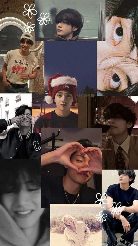 Kim Taehyung Wallpaper Collage, Tae Cute Pics, V Wallpaper Aesthetic, V Taehyung Wallpaper, Thv Wallpaper, Taehyung Wallpaper Aesthetic, Bts V Wallpaper, Tae Wallpaper, Bts V Birthday