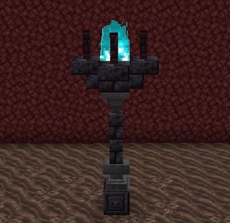 Minecraft Crypt Build, Nether Block Palette, Minecraft Dark Castle Interior, Gothic Minecraft Decor, Minecraft Building Ideas Gothic, Minecraft Altar Ideas, Minecraft Building Ideas Nether, Minecraft Nether Base Ideas, Minecraft Bedroom Ideas To Build