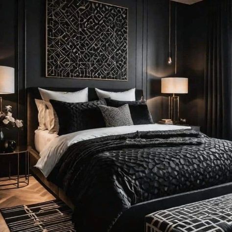 Elegant bedroom design ✨️✨️👌 . . . . . . #bedroomdecor #bedroomdesign #bedroominterior #bedroomdecoration #homedesignsdworld #reeelitfeelit #bedroomgoals #interiordecoratingideas #explorepage #interiordesign #interior #beforeandafter #homedecor #eyemakeup #homestyling #shahrukhkhan #bridaljewellery #bulandshahr Black Bedroom Ideas, Geometric Bedroom, Modern Coastal Living Room, Elegant Bedroom Design, Feminine Bedroom, Creative Bedroom, Coastal Living Rooms, Pink Bedrooms, Black Bedroom