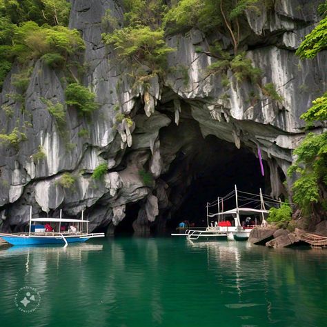 Step into the enchanting beauty of Puerto Princesa Subterranean River National Park, captured in this AI-generated image, where stunning limestone formations meet tranquil waters. A hidden gem of nature waiting to be explored. 🌿🏞️🌊 #AIGeneratedImage #PuertoPrincesa #SubterraneanRiver #NaturalWonder #Philippines #ExploreNature #UNESCOWorldHeritage #philippinesbestshotsandplace Puerto Princesa Subterranean River, Puerto Princesa, Explore Nature, Hidden Gem, Unesco World Heritage, Natural Wonders, Philippines, National Park, National Parks