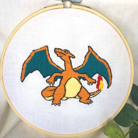 Pokemon Embroidery, Pokemon Lapras, Pokemon Gifts, Pokemon Party, Embroidery For Beginners, Embroidery Hoop, Pin Cushions, Hand Embroidery, Pokemon