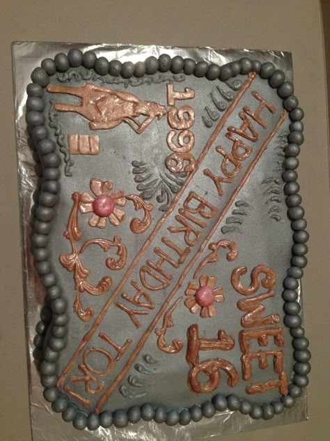 barrel racing birthday party ideas | Share Barrel Racer Birthday Cake, Barrel Racing Cakes Birthdays, Barrel Racing Party Ideas, Country Sweet 16 Cakes, Southern Birthday Cake, Ffa Cake Ideas, Western Sweet 16 Cakes, 16 Birthday Party Ideas Western, Barrel Racing Birthday Party Ideas