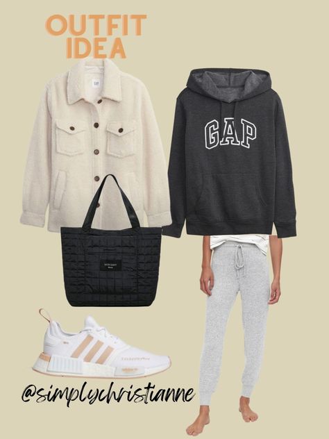 How To Style Gap Hoodies - SimplyChristianne Gap Outfits Women, Gap Hoodies, Winter Casual Outfit, Gap Outfits, Comfy Winter, Flare Leggings, Other Outfits, Comfy Fashion, Casual Winter Outfits