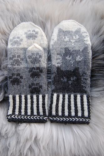 Kat Haken, Knitted Gloves Mittens, Knitting Mittens, Knitted Mittens Pattern, Hat Tutorial, Knitted Mittens, Mittens Pattern, Knit Mittens, Knitting Charts