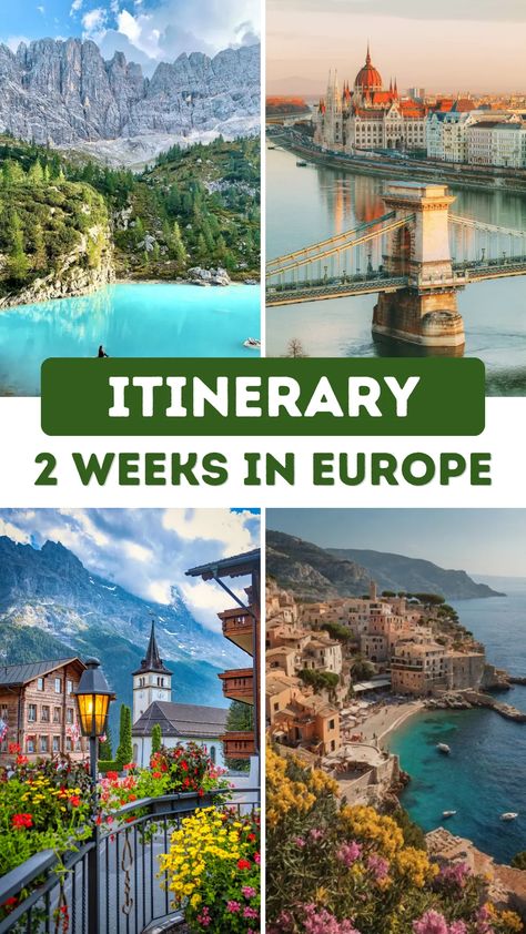 Plan your dream vacation with this comprehensive 2 weeks in Europe itinerary! Explore the best cities to visit in Europe, from the romantic streets of Paris to the ancient ruins of Rome. This European travel guide is designed to maximize your time, offering tips on must-see attractions, cultural experiences, and local cuisine. Perfect for first-time travelers or seasoned explorers, save this pin to craft your perfect European adventure! 2 Weeks In Europe, Europe Itinerary, Time Travelers, Europe Itineraries, Cities To Visit, Streets Of Paris, European Vacation, Vacation Planning, Cultural Experience