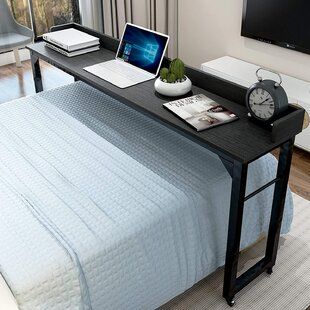 Small Guest Bedroom Office Combo, Bedroom And Office Combo Ideas, Guest Bedroom Office Combo, Rolling Bed, Bedroom Office Combo, Bed Frame Sets, Guest Bedroom/office, Overbed Table, Small Guest Bedroom