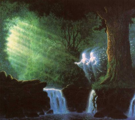 Gilbert Williams, Water Aesthetic, Spirited Art, Visionary Art, Ethereal Art, The Grove, Fairy Land, The Plan, Spiritual Art