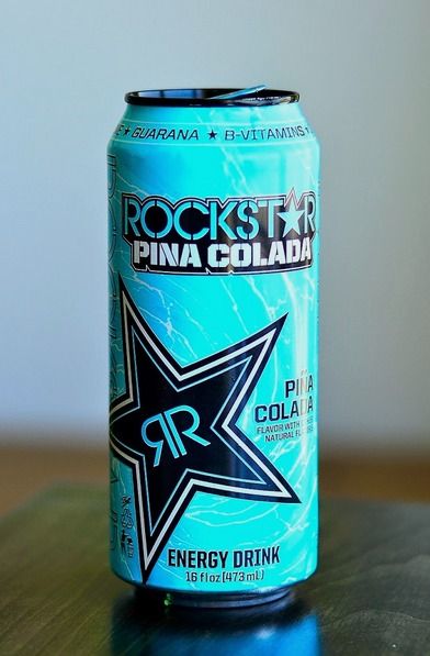 Rockstar Pina Colada Rockstar Drink, Monsters Aesthetic, Peace Tea, Monster Energy Drinks, Rockstar Energy Drink, Rockstar Energy Drinks, Rockstar Energy, Aesthetic Drinks, Monster Energy Drink