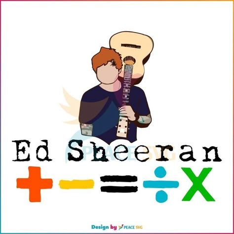 Ed Sheeran Mathematics Tour Logo, Ed Sheeran Art, Ed Sheeran Lyrics, Music Designs, Rock In Rio, Canvas Painting Designs, Arts Ed, Chibi Drawings, Music Design