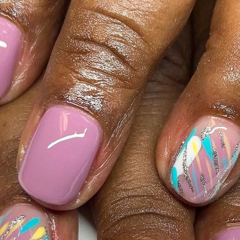 Acrylic Overlay Nails Round, Short Gel Overlay Nail Designs, Overlay Nails Designs Ideas, Builder Gel Nail Designs Short, Overlay Nail Ideas, Gel Overlay Nails Design, Gel Overlay Nails Natural Short, Overlay Nails Designs, Short Overlay Nails