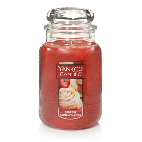 Whipped Vanilla Frosting, Good Burns, Welcoming Home, Autumn Candle, Apple Candles, Cinnamon Apple, Glass Jars With Lids, Vanilla Frosting, Large Jar