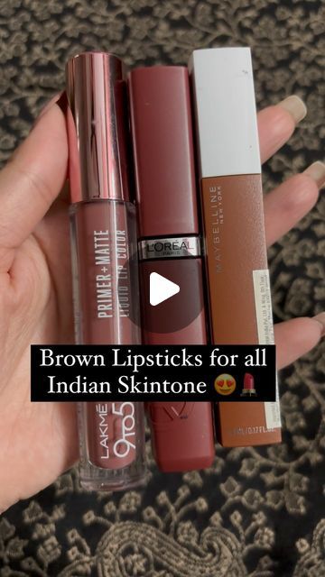 Nars Powermatte Lip Pigment Starwoman, Maybelline Brown Lipstick, L’oréal Lipstick, Maybelline Amazonian, Loreal Matte Lipstick, Loreal Infallible Lipstick, Loreal Paris Lipstick, Maybelline Primer, Brown Liquid Lipstick