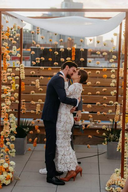 Arch With Flowers, Wooden Wedding Arches, Wedding Alters, Ceremony Design, Wedding Altars, Ceremony Inspiration, Ceremony Arch, Backdrop Ideas, Hanging Flowers