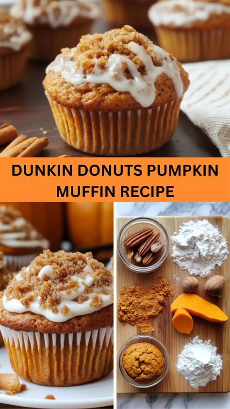 Dunkin Donuts Pumpkin Muffin Recipe – Bite Blaze Costco Pumpkin Muffins, No Bake Pumpkin Breakfast Bites, Cinnamon Pumpkin Muffins, Spiced Muffins, Muffin Mix Recipe, Pumpkin Muffins Recipe, Best Pumpkin Muffins, Pumpkin Breakfast, Pumpkin Muffin Recipes