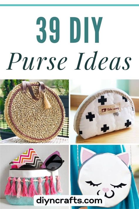 39 DIY Purse Ideas (Fashionable and Cute) Novelty Bags Diy, Diy Purses, Diy Purse Makeover, Leather Purse Diy, Cosmetic Bags Diy, Recycled Purse, Diy Old Books, Purse Trends, Diy Plastic Bottle