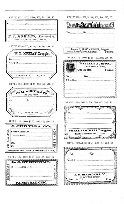 Vintage Labels Printables Free, Vintage Labels Printables, Labels Printables, Vintage Pharmacy, Clock Faces, Etiquette Vintage, Product Tags, Free Vintage Printables, Just Chill