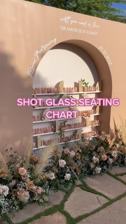 LITERALLY SO CUTE #shotglassseatingchart #weddingseatingchart #@joyhac... | 791.1K Views | TikTok Glass Seating Chart, Seating Chart Wedding, Wedding Shots, Tropical Wedding, Seating Chart, Seating Charts, All You Need Is Love, Shot Glass, Wedding Inspo