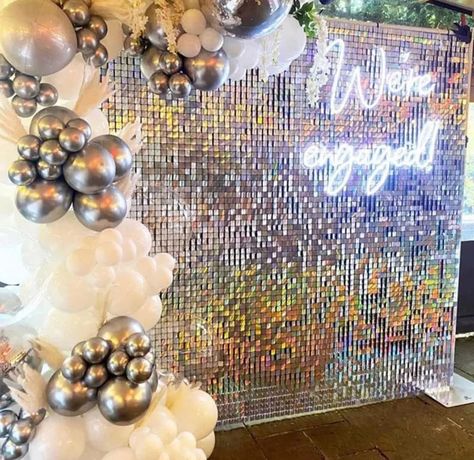 Party Background Glitter Curtain Backdrop Wedding | Etsy Curtain Backdrop Wedding, Glitter Curtains, Shimmer Wall Backdrop, Background Glitter, Curtain Backdrop, Sequin Wall, Leaf Curtains, Glitter Leaves, Shimmer Wall