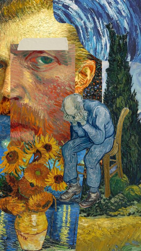 Van Gogh vibes 🎨🧑‍🎨🌅 Van Gogh Aesthetic, Van Gogh Wallpaper, Van Gogh Sunflowers, Portraiture Drawing, Arte Van Gogh, Art Van, Van Gogh Art, Post Impressionism, Aesthetic Pastel Wallpaper