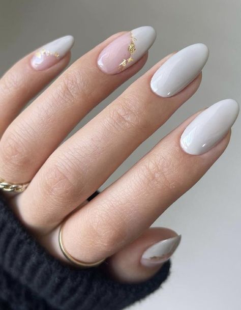 January Nails, White Acrylic Nails, Her Nails, Work Nails, Blush Nails, Cute Gel Nails, Oval Nails, New Year's Nails, Chic Nails