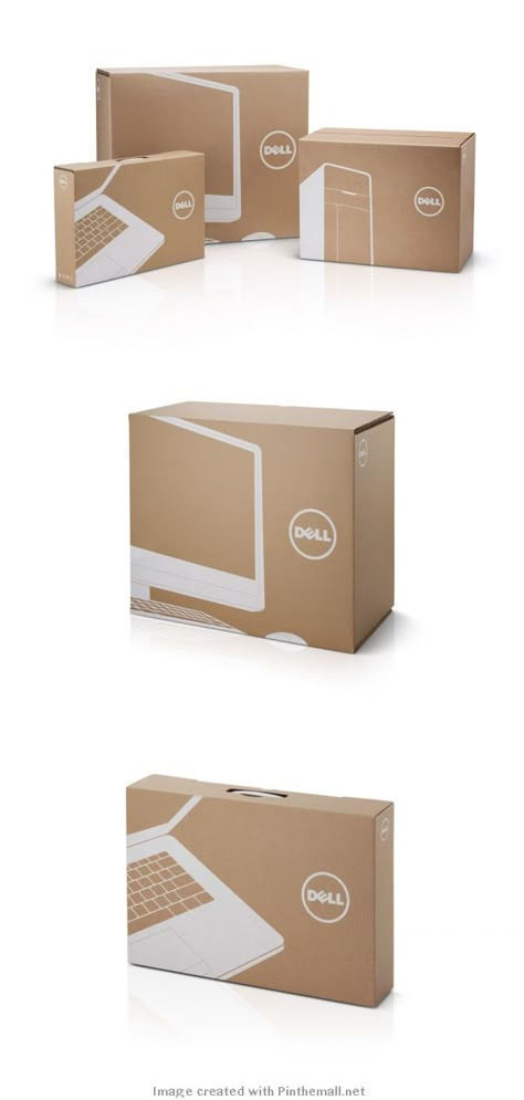 Dell Unveils Kraft Packaging Packaging Design Cardboard, Craft Box Design, Simple Package Design, Kraft Packaging Design, Cardboard Packaging Design, Carton Packaging Design, Packing Box Design, Cardboard Box Packaging, Carton Design