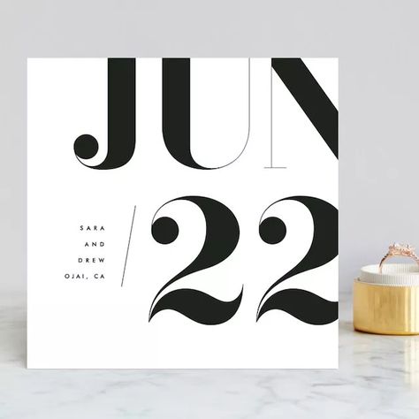 The 20 Best Save the Dates of 2020 Gala Save The Date, Elopement Invite, Sabe The Date, Save The Date Online, Gala Invitation, Word Press, 달력 디자인, Indie Wedding, Curated Wedding