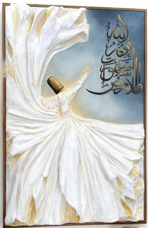 Sufi Background, Sama Dance, Sufi Painting, Dervish Painting, Buddha Canvas Art, Buddha Canvas, Reference For Art, Arabic Calligraphy Painting, School Displays