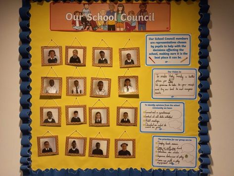 School Council Display Board, School Council Display, School Council Ideas, School Council, School Display, School Displays, Notice Board, School Community, Student Council