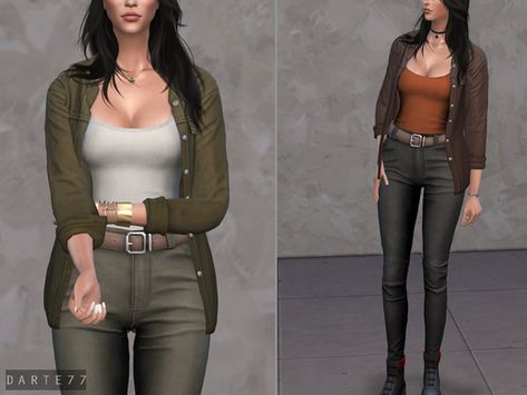 Darte77's Open Shirt (Tank Top) (Fixed!) Sims 4 Survival Clothes, Sims 4 Adventure Cc, Sims 4 Apocalypse Clothes, Sims 4 Cc Dystopian Clothes, Sims 4 Cc Survival Clothes, Sims 4 Cc Adventure Clothes, Sims 4 Darte77, Sims 4 Zombie Apocalypse Cc Clothes, Sims 4 Soldier Cc