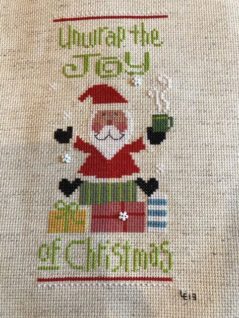 Completed Lizzie Kate Christmas Cross Stitch Lizzie Kate Christmas, French Christmas Tree, Lizzie Kate, Framed Cross Stitch, Completed Cross Stitch, Religious Cross, Types Of Embroidery, Cross Stitch Samplers, Animal Alphabet