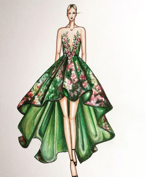 Sparkly Fashion, Michael Cinco, Fashion Drawings, Dress Design Drawing, Fashion Illustration Sketches Dresses, Fashion Sketches Dresses, Fashion Drawing Dresses, Sketches Dresses, Fashion Sketchbook