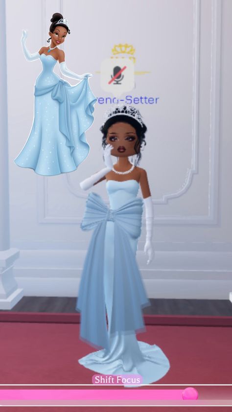 Tiana Dress To Impress Outfit, Tiana Dress To Impress, Fairytale Dress To Impress, Tiana Dress, Princess Tiana, Fairytale Dress, Princess Dress, Dress To Impress