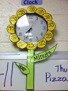 Teaching students to tell the time. Classroom Clock, Hundreds Chart, Teaching Time, Math Time, Creative Classroom, Classroom Fun, Telling Time, School Time, Sight Word