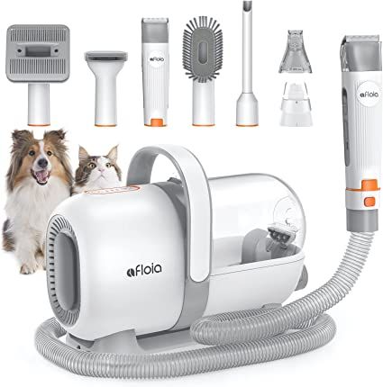 🐕【Professional Pet Salon at Home】 Afloia dog grooming kit includes 7 grooming tools: pet grooming brush, deshedding tool, hair clippers, paw trimmer, nail grinder, cleaning brush, and nozzle. This 7-in-one kit helps you do a professional grooming salon for your lovely pets at home effortlessly. Dog Grooming Kit, Dog Grooming Equipment, Dog Grooming Clippers, Dog Brush, Dream Pet, Pet Grooming Supplies, Dog Clippers, Nail Trimmer, Pet Grooming Tools